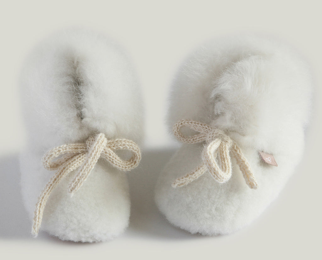 ALPACA FUR BABY/CHILD SLIPPER BOOTS