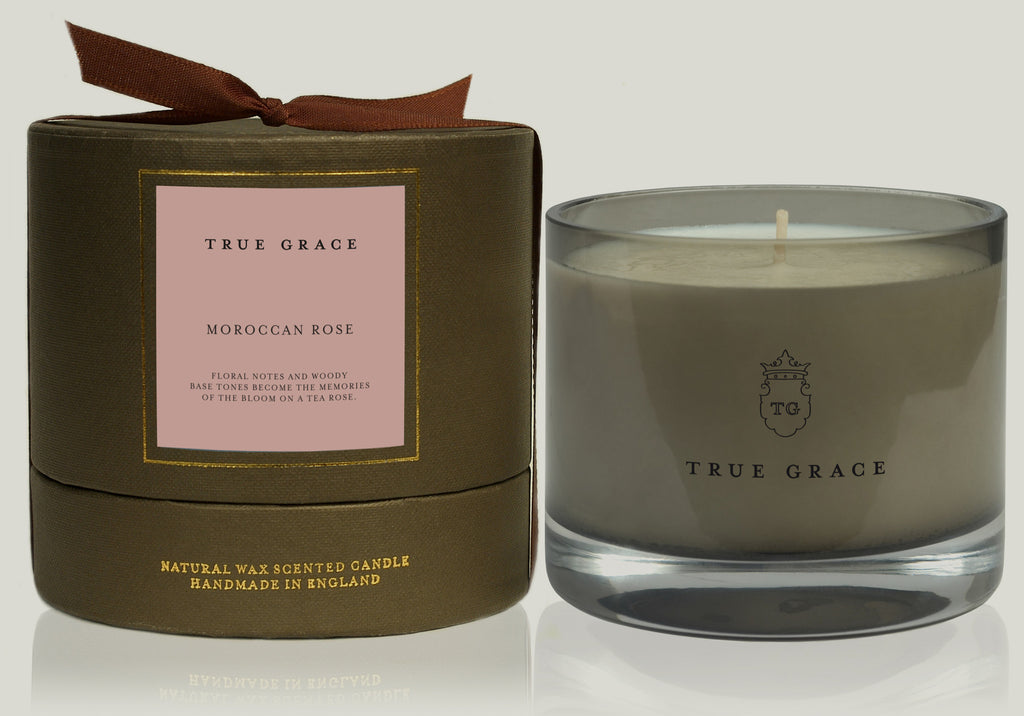 TRUE GRACE BOWL CANDLE - MOROCCAN ROSE