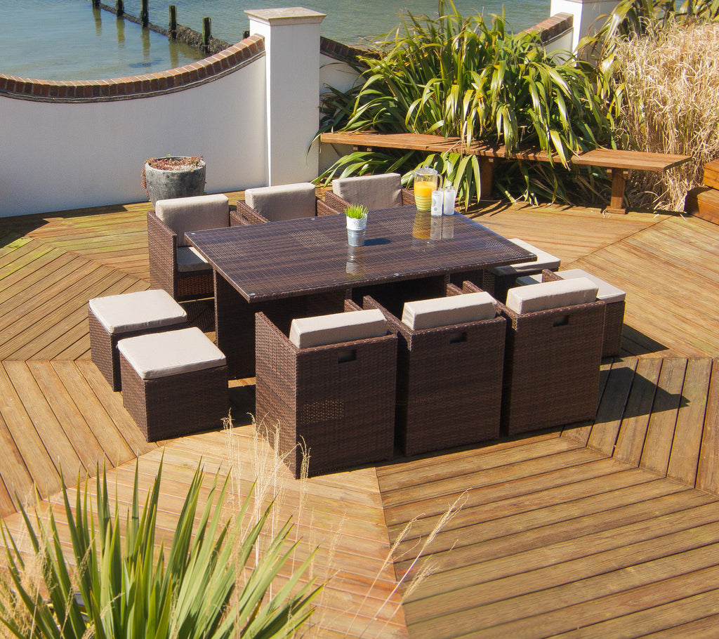 MONTANA 6 SEATER RATTAN SET